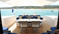 Yacht AMAZING -   Aft Deck Al Fresco Dining